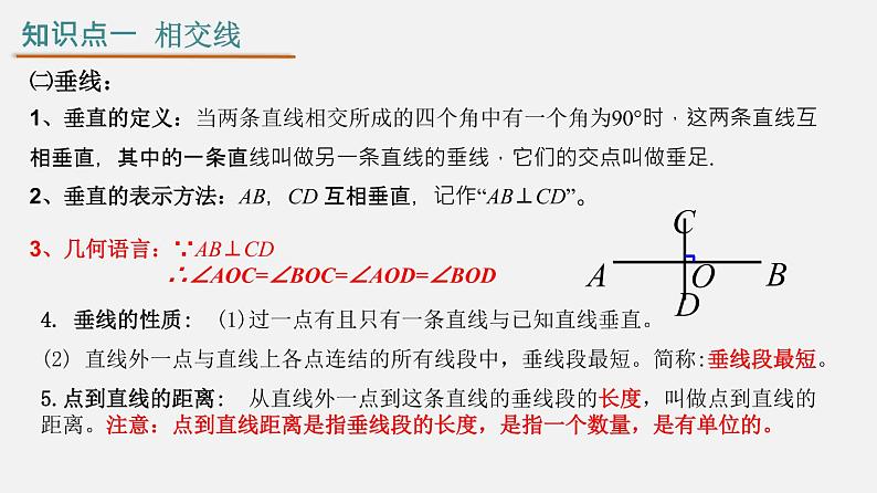 第五章 相交线与平行线【知识梳理课件】——2022-2023学年人教版数学七年级下册单元综合复习05