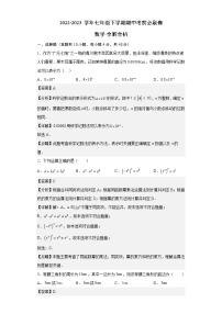 数学（江苏苏州A卷）——2022-2023学年数学七年级下册期中综合素质测评卷（含解析）