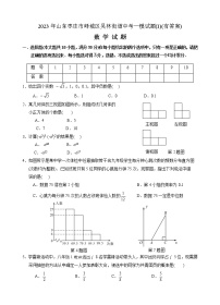 2023年山东枣庄市峄城区吴林街道中考数学一模试题 (含答案)