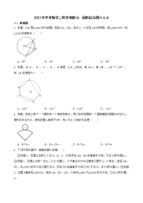 2023年中考数学二轮专项练习：圆的综合题附答案