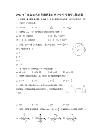 2023年广东省汕头市龙湖区林百欣中学中考数学二模试卷（含答案）