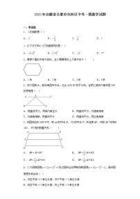 2023年安徽省合肥市包河区中考一模数学试题(含解析)