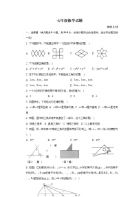 江苏省扬州市江都区八校联谊2022-2023学年七年级下学期第一次学期调研数学试卷(含答案)