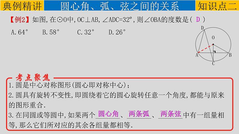 (通用版)中考数学一轮复习练习课件专题6.1 圆的有关性质 (含答案)第7页