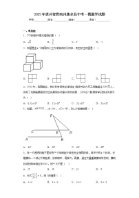 2023年贵州省黔南州惠水县中考一模数学试题