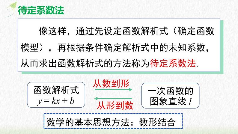 数学八年级下册19.2.2 第3课时 用待定系数法求一次函数解析式课件PPT07