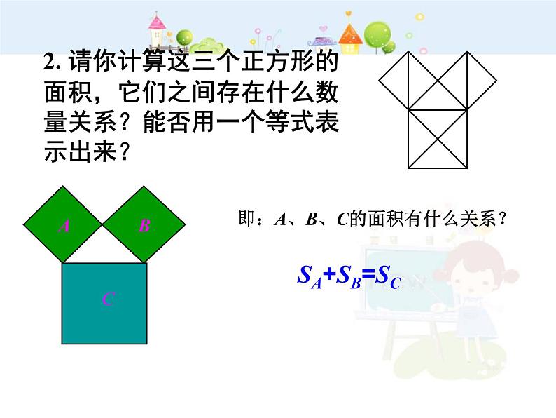 数学八年级下册2013-2014学年八年级数学下册课件：17.1 勾股定理（第1课时）教案第8页