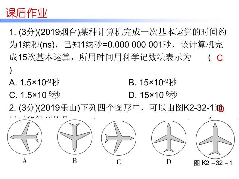 中考数学三轮冲刺考前突破课后练习课件第32天 (含答案)第2页