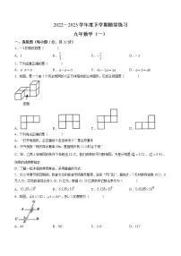 辽宁省铁岭市部分学校2022-2023学年九年级下学期随堂练习（一）数学试题（含答案）