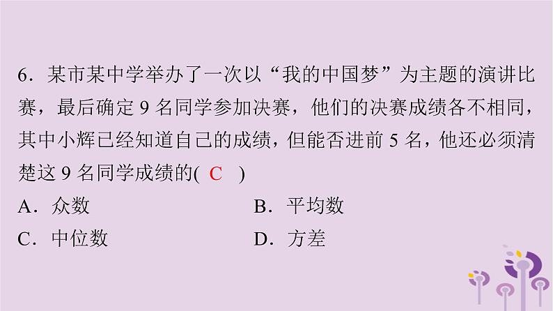 中考数学三轮冲刺突破练习课件天天测试25 (含答案)06