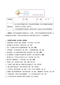 中考数学二轮重难点题型突破第二讲  选择填空专项突破（教师版）