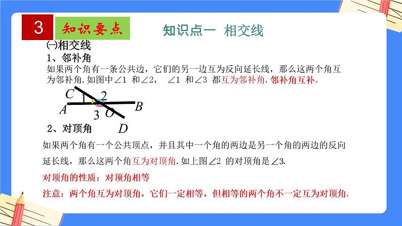 第五章 相交线与平行线【知识梳理课件】——2022-2023学年人教版数学七年级下册单元综合复习04