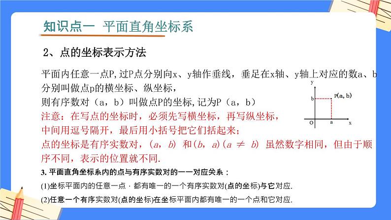 第七章 平面直角坐标系【知识梳理课件】——2022-2023学年人教版数学七年级下册单元综合复习06