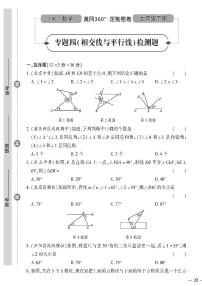 数学七年级下册10.1 相交线精品习题