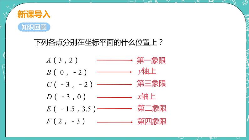 九年级数学人教版上册 第23章 旋转 23.2 中心对称 23.2.3 关于原点对称的点的坐标 课件04