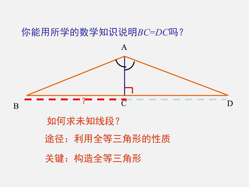 4.5 利用三角形全等测距离 北师版数学七年级下册课件第5页