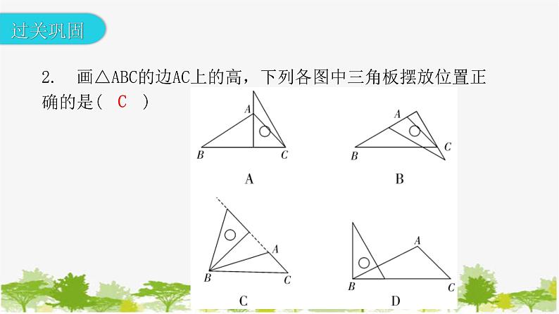 第4章 三角形 专题：本章易错点例析 北师大版数学七年级下册课件第8页