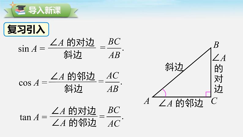 数学九年级下册28.1 第3课时 特殊角的三角函数值课件PPT02