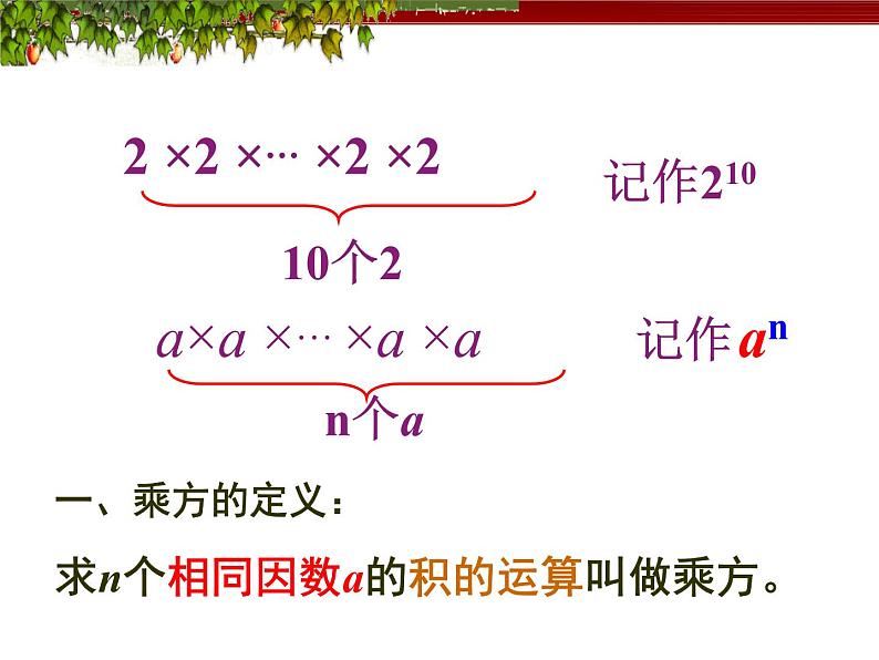 数学七年级上册1.5有理数的乘方课件PPT第3页