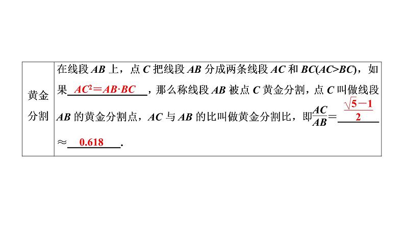 中考数学一轮复习课时练习课件第8单元　第25课时　相似形 (含答案)05