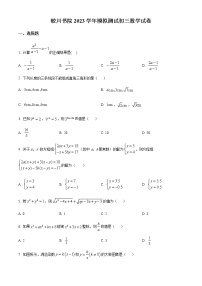 精品解析：2023年浙江省宁波市镇海区蛟川书院九年级数学第一次模拟试题