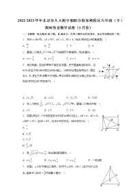 2022-2023学年北京市人大附中朝阳分校东坝校区八年级（下）限时作业数学试卷（3月份）（含解析）