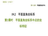 19.2.2 平面直角坐标系中点的坐标特征 冀教版八年级数学下册课件