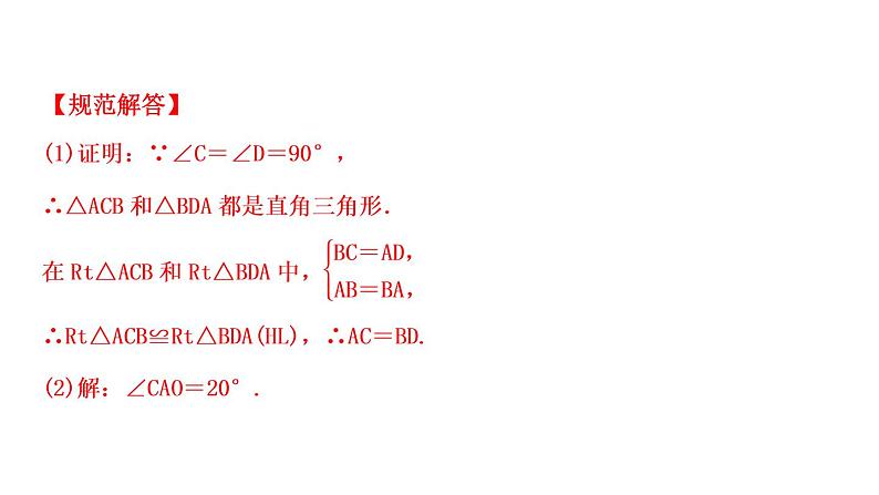 2023年中考数学小专题复习课件3 全等三角形的模型06