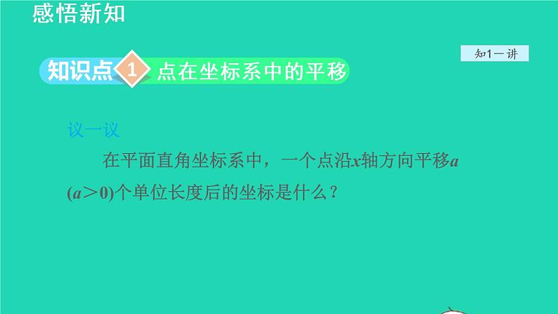 19.1 用坐标表示平移 冀教版八年级数学下册授课课件第4页