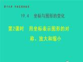 19.2 用坐标表示图形的对称放大和缩小 冀教版八年级数学下册授课课件