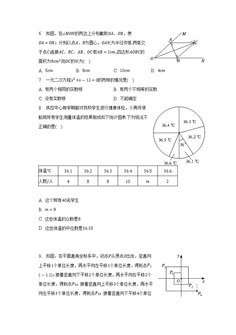 2023年河南省安阳市内黄县中考二模数学试卷（含答案）02