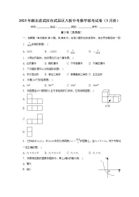 2023年湖北省武汉市武昌区八校中考数学联考试卷（含答案）