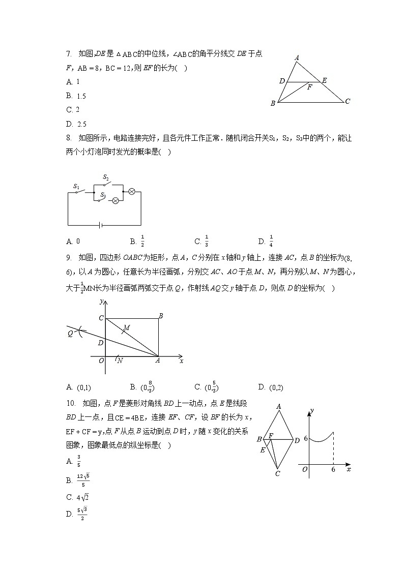2023年河南省商丘市中考数学一模试卷(含答案解析)02