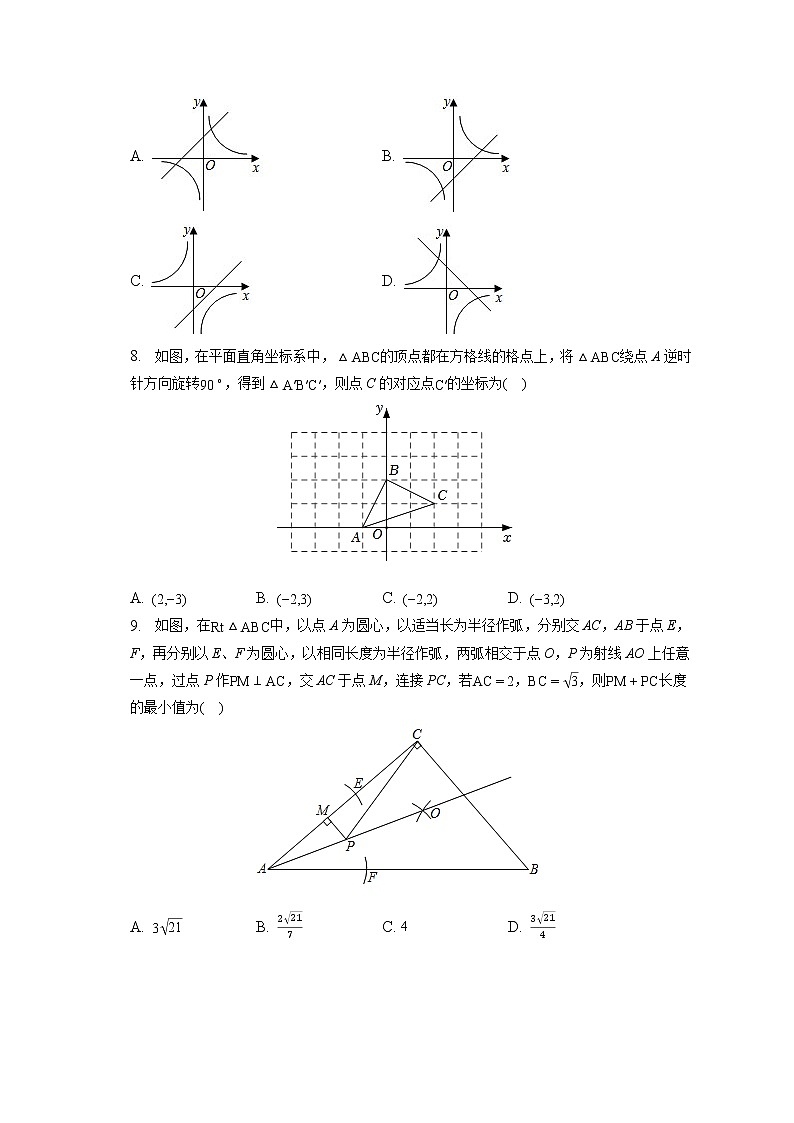 2023年山东省济南市章丘区中考数学一模试卷(含答案解析)第2页