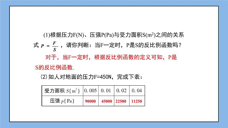 湘教版数学九上 1.3 反比例函数的应用 课件04