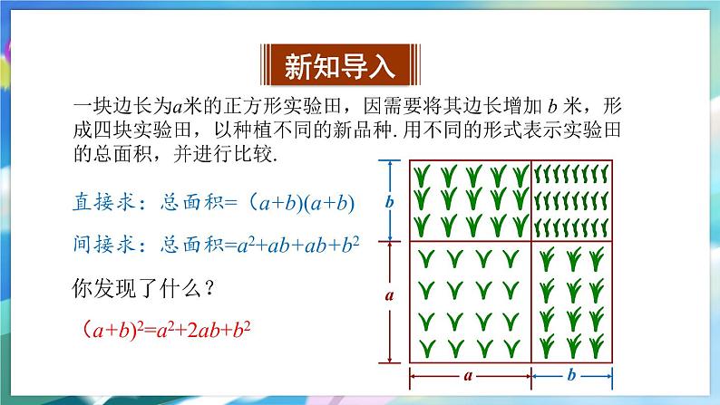 青岛版数学七年级下册 12.2 第1课时 完全平方公式 PPT课件03