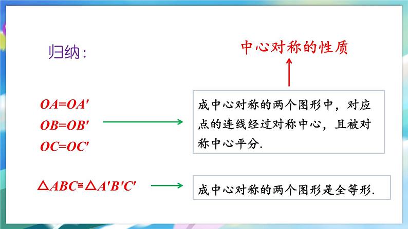 青岛版数学八年级下册 11.3 第1课时 中心对称 PPT课件07