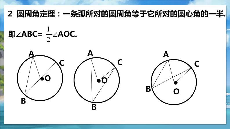 北师大版数学九年级下册 3.4.2 圆周角和圆心角的关系 PPT课件+教案04