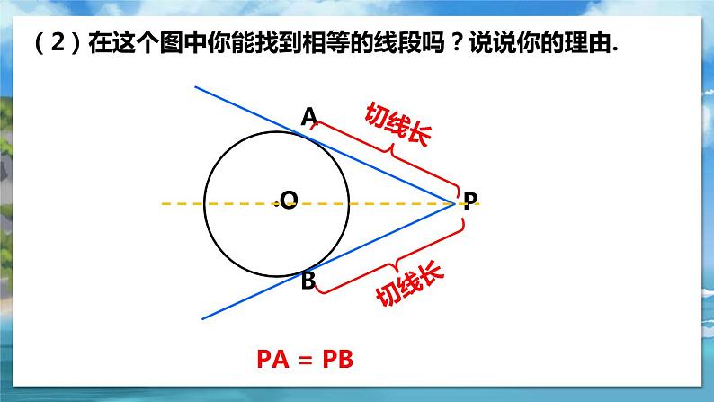 北师大版数学九年级下册 3.7 切线长定理 PPT课件+教案06