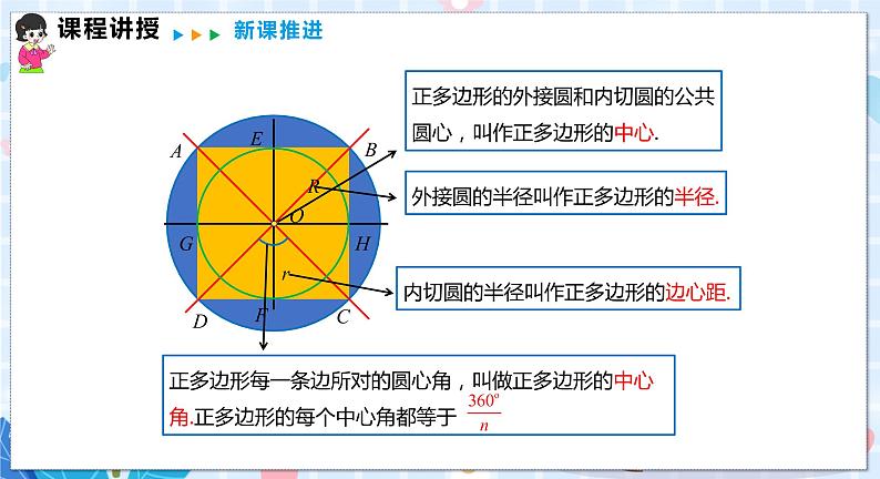 24.6 第2课时 正多边形的性质第7页