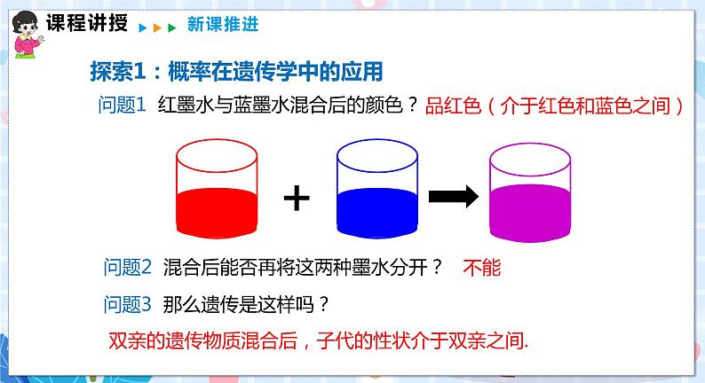 沪科版数学九年级下册 26.4 综合与实践 概率在遗传学中的应用 PPT精品课件05
