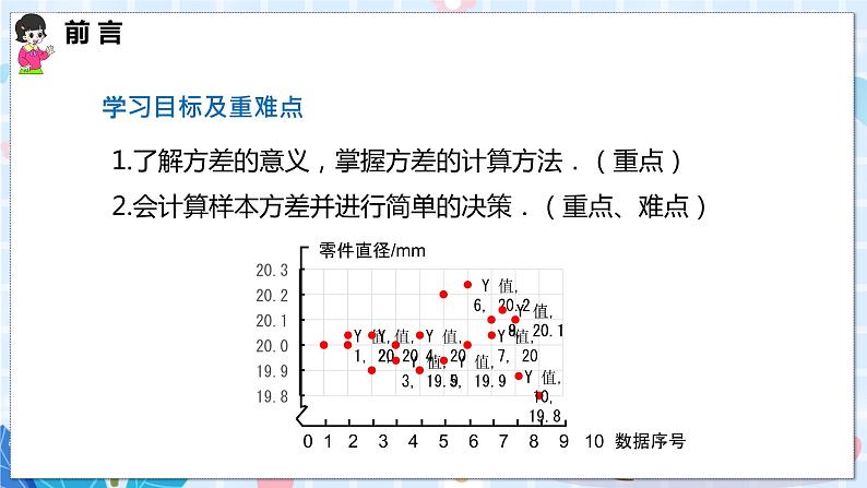 沪科版数学八年级下册 20.2.2 数据的离散程度 PPT精品课件+详案02