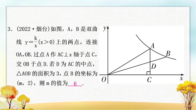 中考数学复习方法技巧突破(一)反比例函数中的面积模型作业课件04