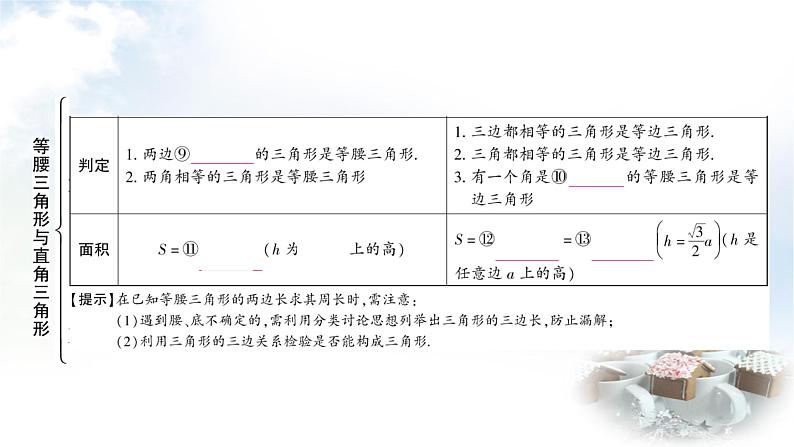 中考数学复习第四章第三节等腰三角形与直角三角形教学课件第4页