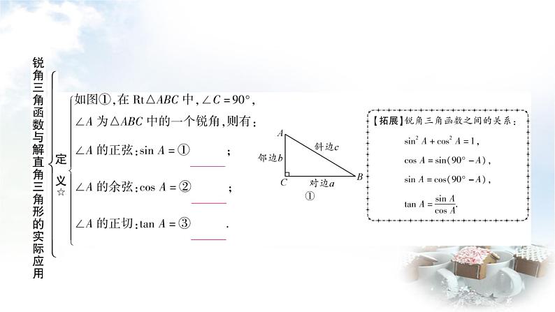 中考数学复习第四章第六节锐角三角函数与解直角三角形的实际应用教学课件第3页