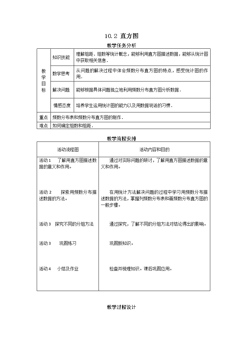 数学七年级下册10.2 直方图 2第1页