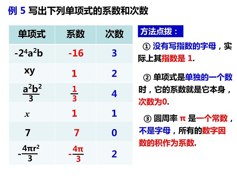 2.1.2.2单项式和多项式（课件）-2022-2023学年七年级数学上册同步精品课件（沪科版）08