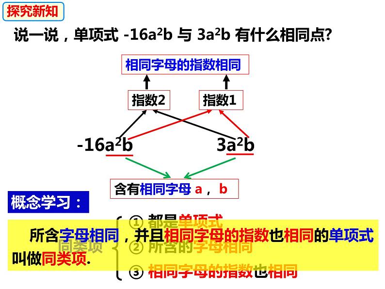 2.2.1合并同类项（课件）-2022-2023学年七年级数学上册同步精品课件（沪科版）05