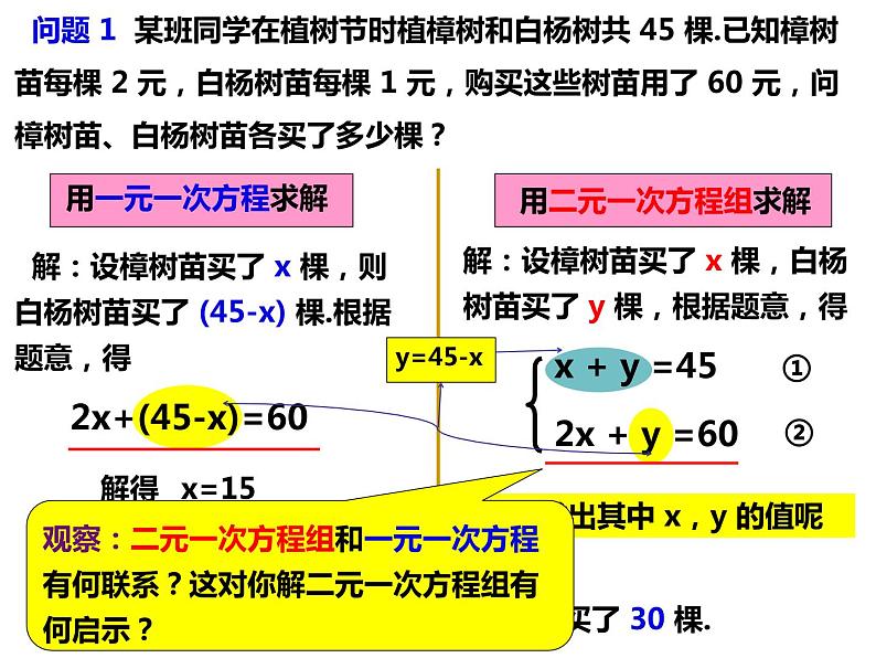 3.3.1.2用代入消元法解二元一次方程组-2022-2023学年七年级数学上册同步精品课件（沪科版）06