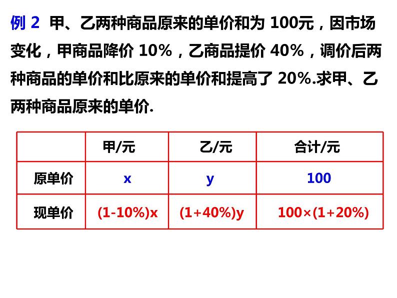 3.4.2  二元一次方程组的应用（课件）-2022-2023学年七年级数学上册同步精品课件（沪科版）第3页